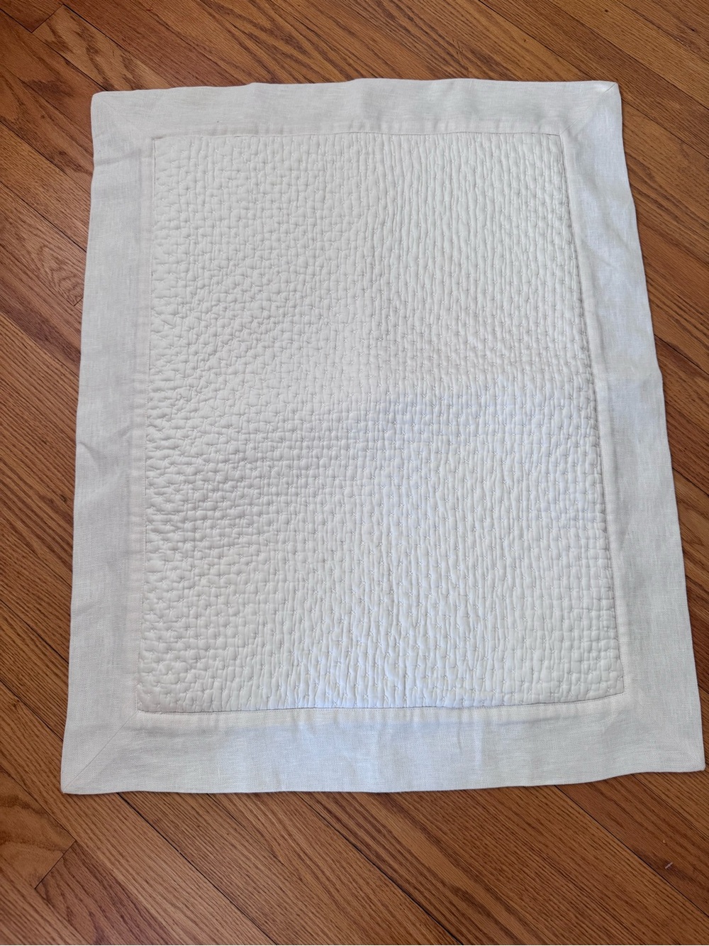 Pottery Barn cotton linen sham SET (2) - Picture 2 of 6